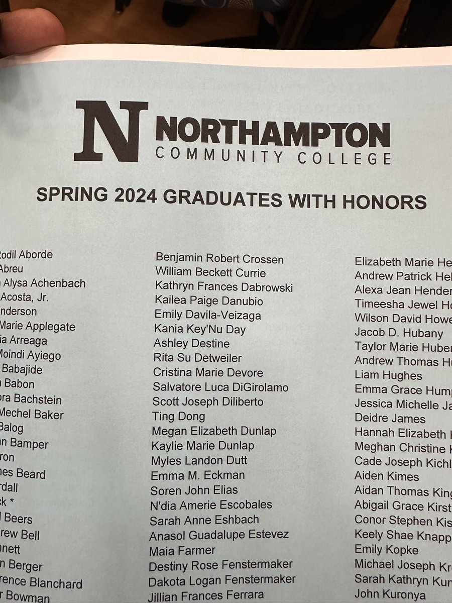NorthamptonWBB's tweet photo. Congratulations to Sophomore Forward Kania Day as she received her Associate’s Degree with Honors today at the 1st ever Pocono Campus Commencement! 

#SwordsUp⚔️🏀 https://t.co/HqvPUZGHbs