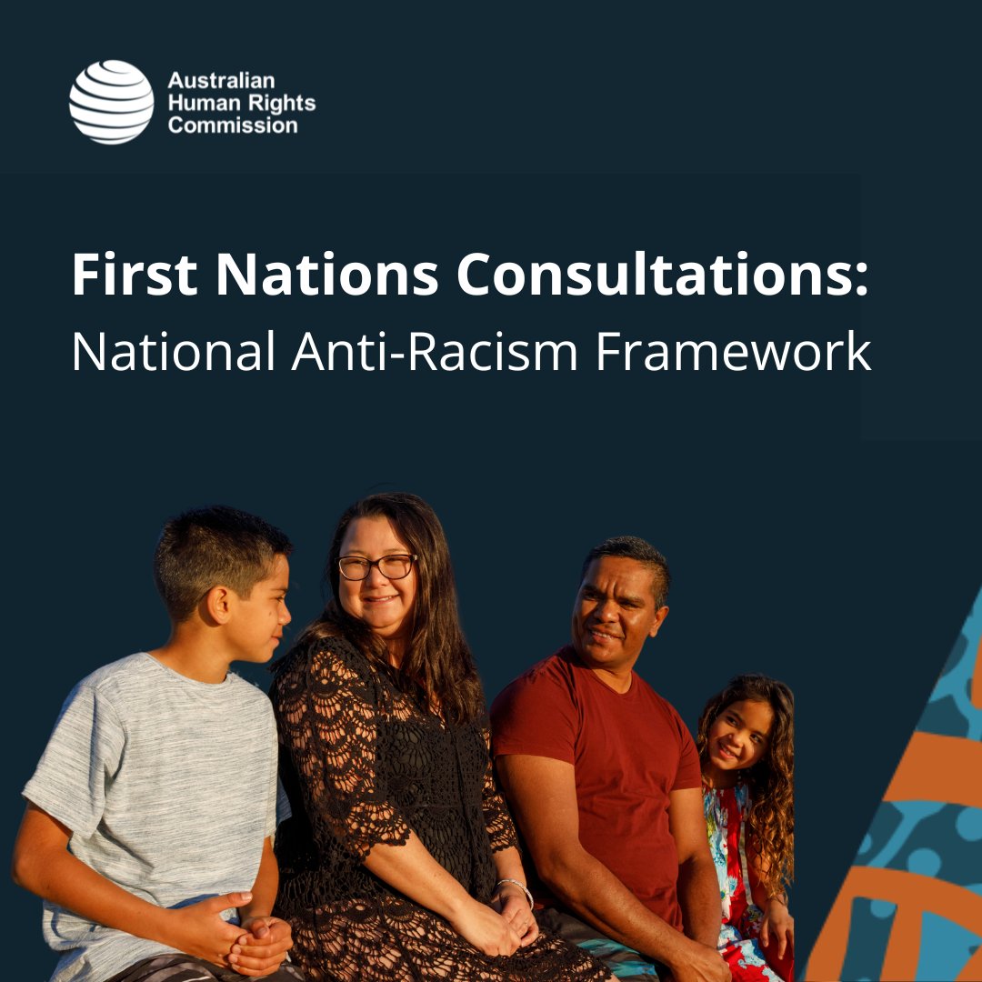 First Nations consultations across Australia are underway! Help shape the future of a groundbreaking National Anti-Racism Framework through face-to-face, virtual consultations, or online survey. More info: loom.ly/1GtIrwg #antiracism #firstnations #AusHumanRights