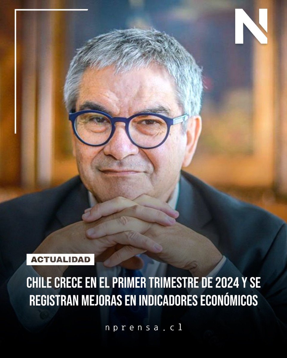 Don @mariomarcelc, el mejor economista de Chile, ha trabajado junto al presidente Boric desde el primer día. Hoy, Chile muestra un crecimiento económico del 2,3% en el primer trimestre de 2024, con una inflación en descenso al 3,5% y una reducción del desempleo al 6,7%.