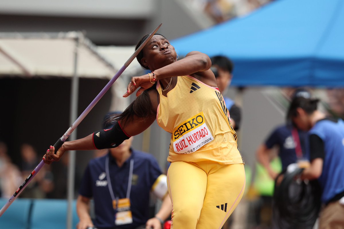 セイコーGGP】 女子やり投 2位 🥈62m06 #フロル・デニス・ルイス