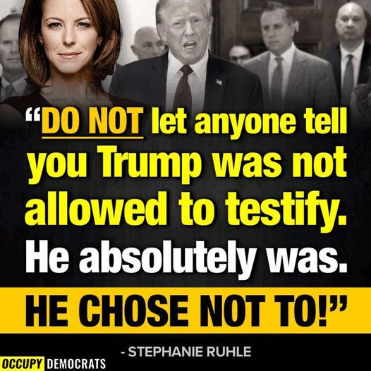 He chickened out, as usual!