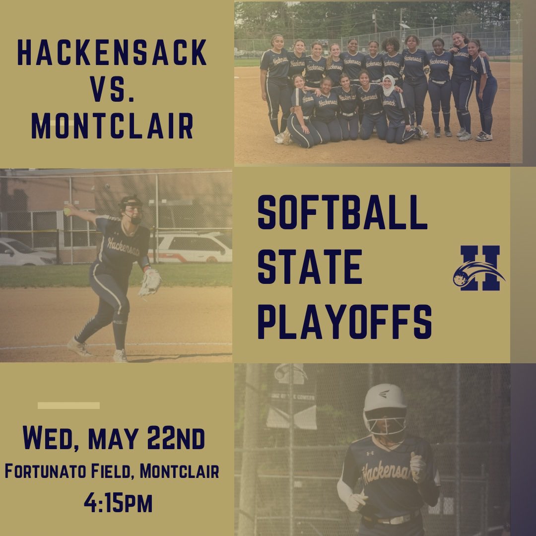 🥎Come out to support the Comets Softball Team in the 1st round of NJSIAA State  playoffs!!!   Wed, May 22nd 4:15pm. Fortunato Field, Montclair