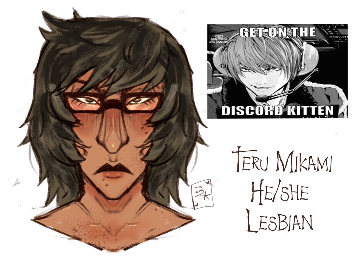 Heh I’m kinda obsessed with him at the moment I have a couple doodles I did at PHP too so I’ll show those in a bit 

#CEMPART #deathnote #terumikami