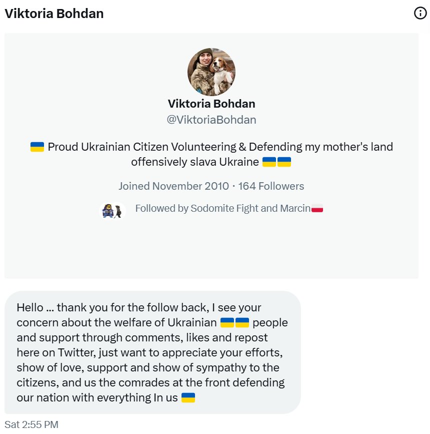 jasmina_fella's tweet image. 🚨SCAM / FAKE UKRAINIAN ACCOUNT ‼️ 
@ViktoriaBohdan trying to extract PP donations out of supporters via DMs on the pretext of needing food . 
🚨 NEVER DONATE via DMs - these are usually Nigerian based SCAM accounts!! Be vigilant 🚨 REPORT - BLOCK