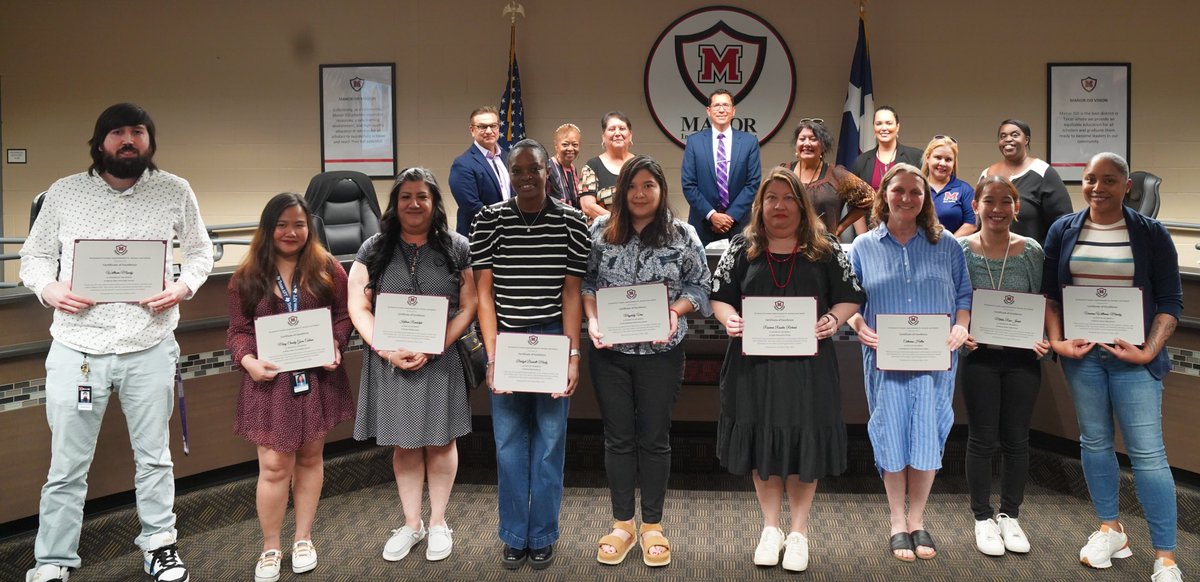 BOARD RECOGNITIONS (5/21): We want to highlight all of our May 2024 Recognitions! ⭐️ Outstanding Scholar Recognition ⭐️ May 2024 Staff of the Month ManorISD.net/Trustees