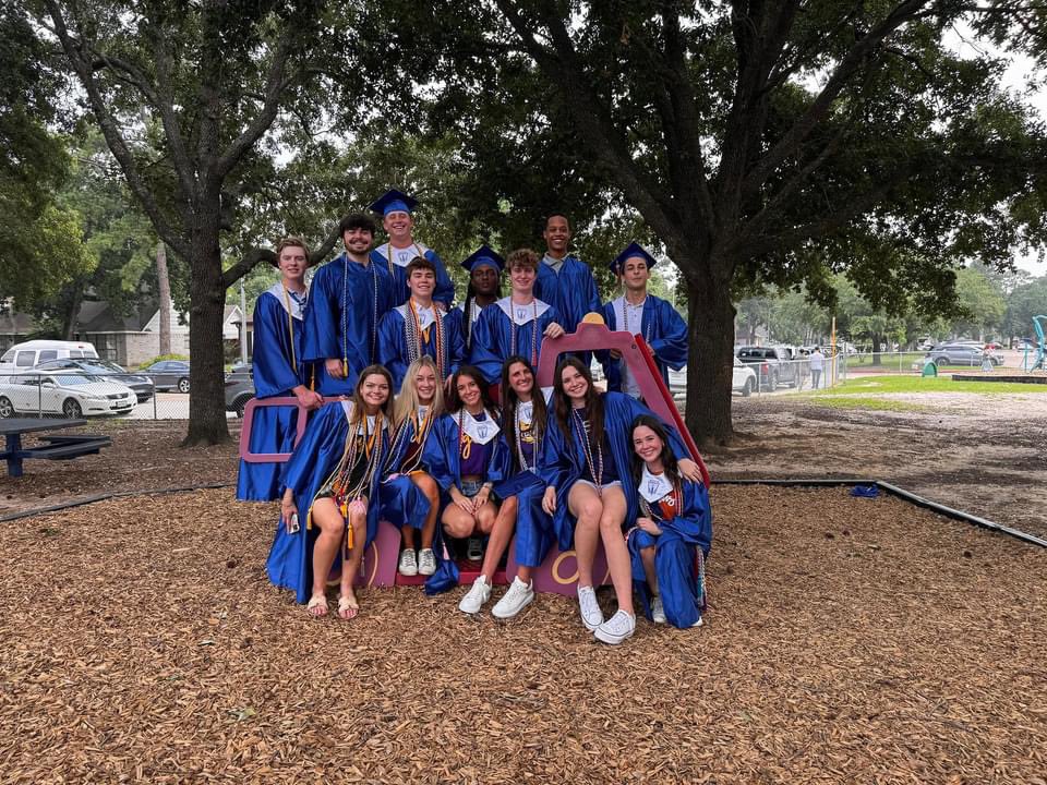 Promise 2 Purpose….Graduation loading….so proud of these young people! #classof2024 #TheKleinHS 💙💛 #onceabearkatalwaysabearkat #clapout #babyBroncos