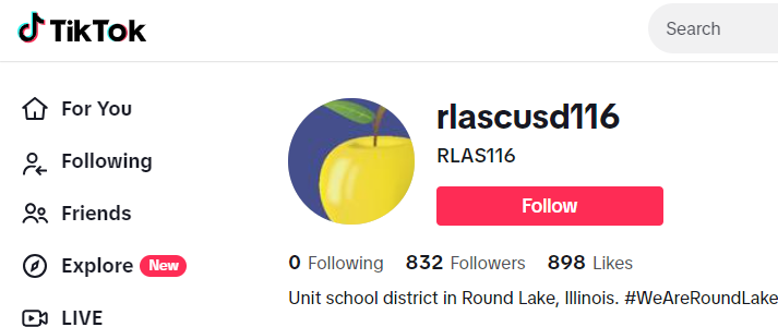 BeachRLAS116's tweet photo. Did you know RL District 116 has a TikTok?  Follow us and see if your students have videos that are posted!  #beachbobcats  #WeAreRL
https://t.co/kGpYzwMHhe https://t.co/Y1JY3Obqkr