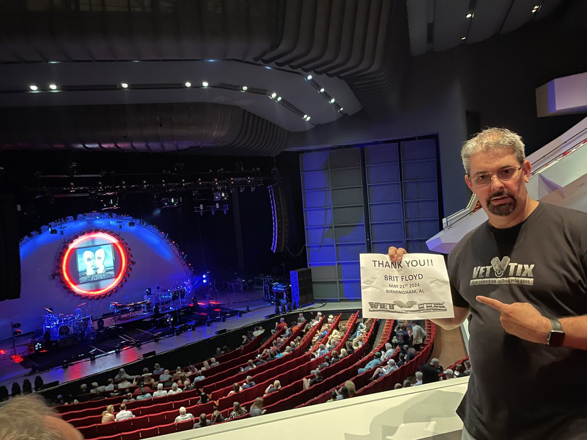 Thank You for the Brit Floyd tickets this evening <a href="/VetTix/">Vet Tix</a>