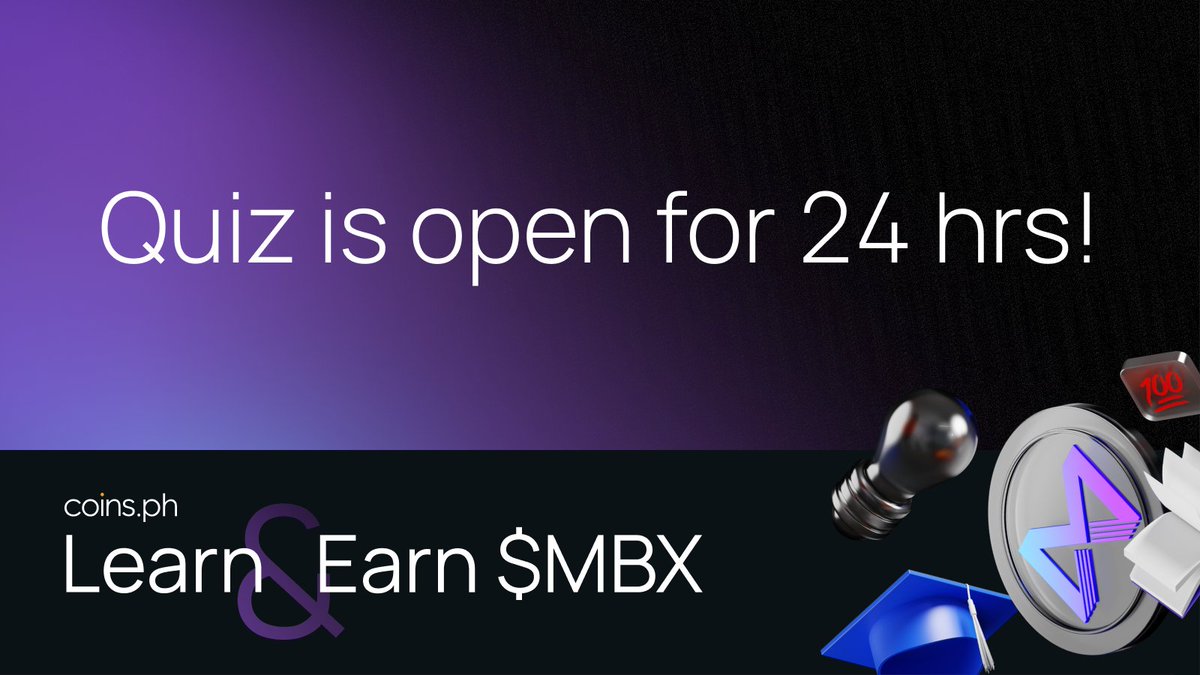 The @MARBLEXofficial #LearnandEarn Quiz is now LIVE! 📝 Score a perfect 5/5 and you could be one of the 50 lucky winners to snag 12 $MBX! This quiz is only open for a limited 24 HOURS ⏳ Don’t forget to crush those Gleam tasks to qualify! Dive into the #MBX quiz now! 👉