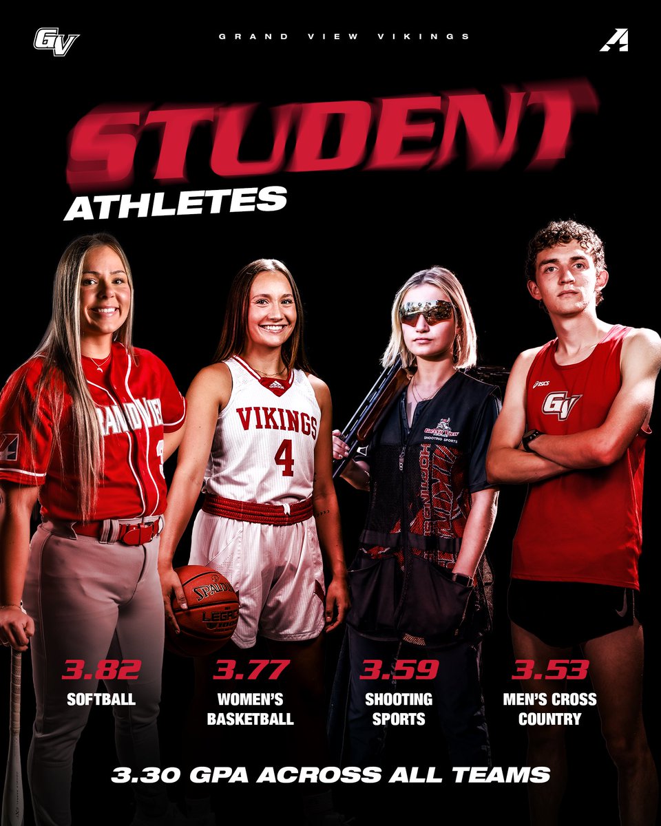 Congrats to ALL Viking athletes on a great year in the classroom and in your sport! Over 800 athletes finishing with a 3.30 cumulative GPA for the 2023-2024 is impressive! We had 67% of our athletes achieve a 3.00 or higher this year! #VikingforLife