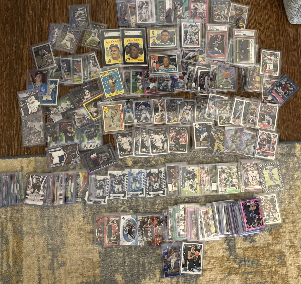 CallMeCollier's tweet image. Anyone want to take a stab at this bulk lot? $1000, there is more. For the sakes of me picking shit up, we will say it’s similar to what’s here, about 50% less though.