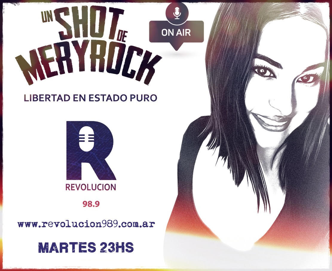 ESTAS ESCUCHANDO #UnShotDeMeryRock DESDE #México PARA #LaDescargaRadio (MONTEVIDEO - URUGUAY) MARTES 23 A 24 POR @Revolucion989 Y revolucion989.com.ar #LaUnicaRadioGimnasistaDelPlaneta #LibertadEnEstadoPuro