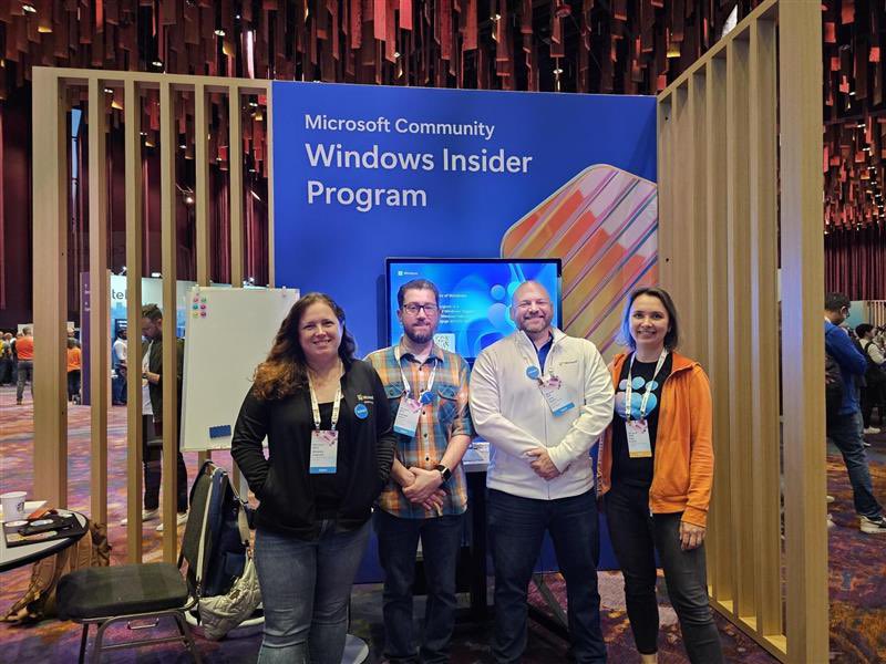 windowsinsider's tweet image. Stop by and say hi to your friends at the Windows Insider Program booth at Microsoft Build, today through Thursday!
 
#WindowsInsiderProgram #WindowsInsider #MicrosoftCommunity #MicrosoftBuild