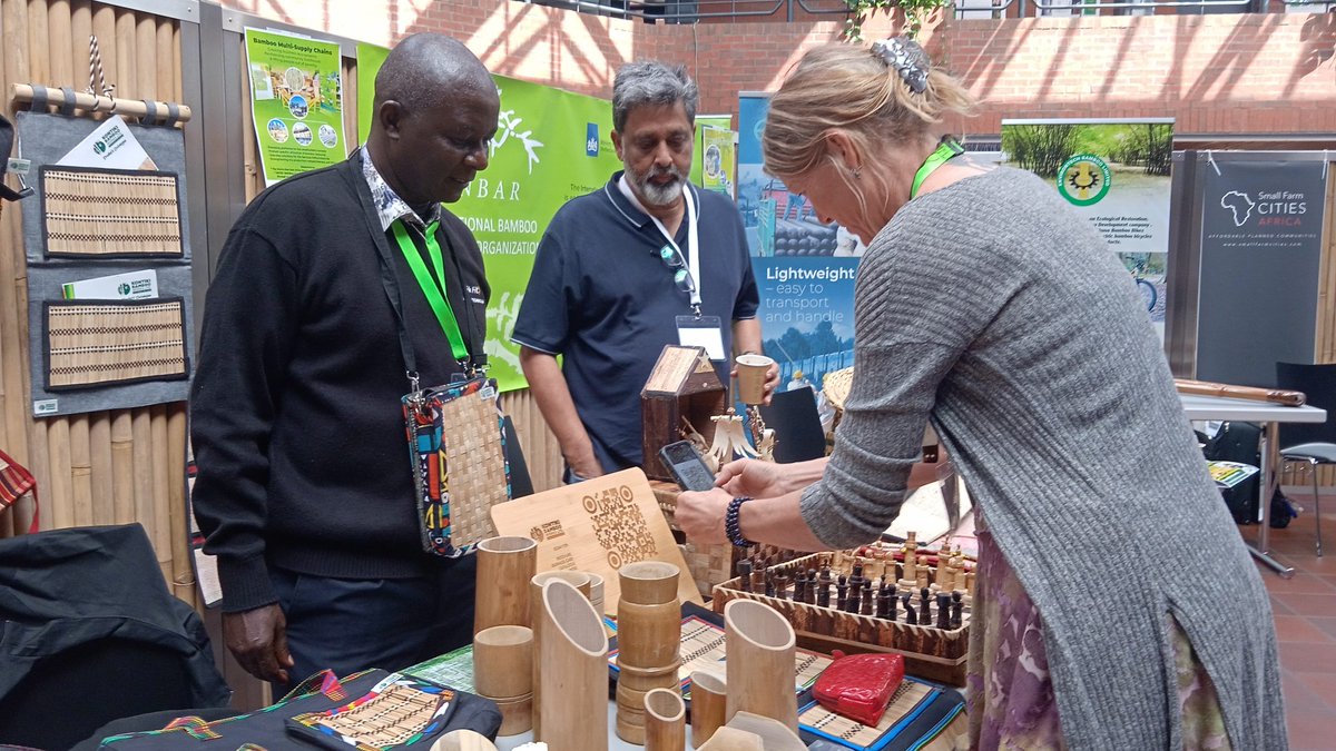 The second annual European Bamboo Expo in Dortmund, Germany, showcased bamboo's pivotal role in the #circulareconomy, featuring over 60 speakers and exhibitions from China, India, Africa, Europe and Latin America. Read more: inbar.int/inbar-shows-up…