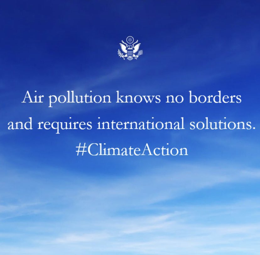 Air pollution knows no borders and requires international solutions. Looking forward to my trip to Antigua and Barbuda next week to attend the 4th Small Island Developing States Conference and to discuss how to mitigate climate impacts worldwide. #SIDS4 #ClimateAction