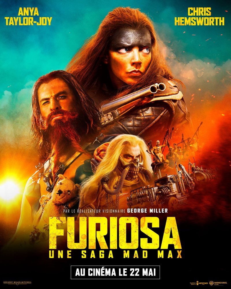 Franse poster van Furiosa a Mad Max Saga 