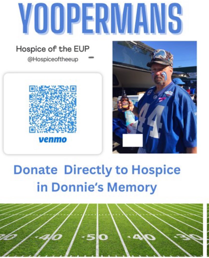 @M3216Monica @jennavd22 Another great question! Yes, you can Venmo Hospice directly and tag it Yooperman’s. 😊

Thank you!