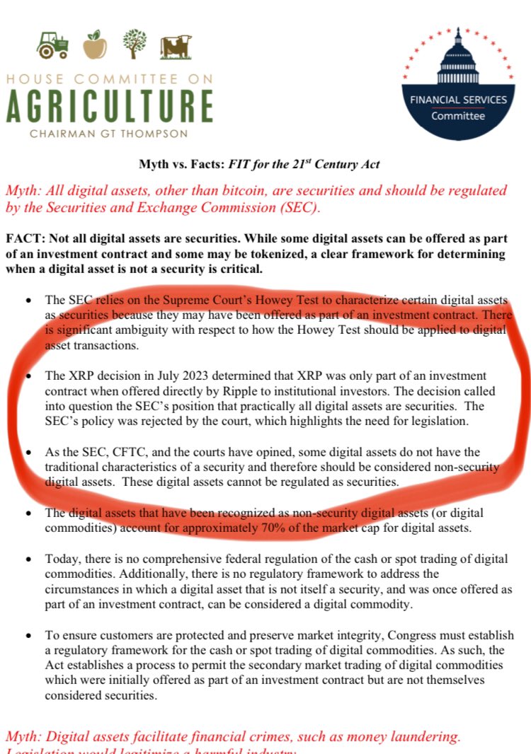 As the House of Representatives prepares to vote on the first step of a U.S. regulatory framework for digital assets, let’s be clear: none of this would be happening without the relentless pressure from retail holders like the #XRPArmy.

That is how change happens.