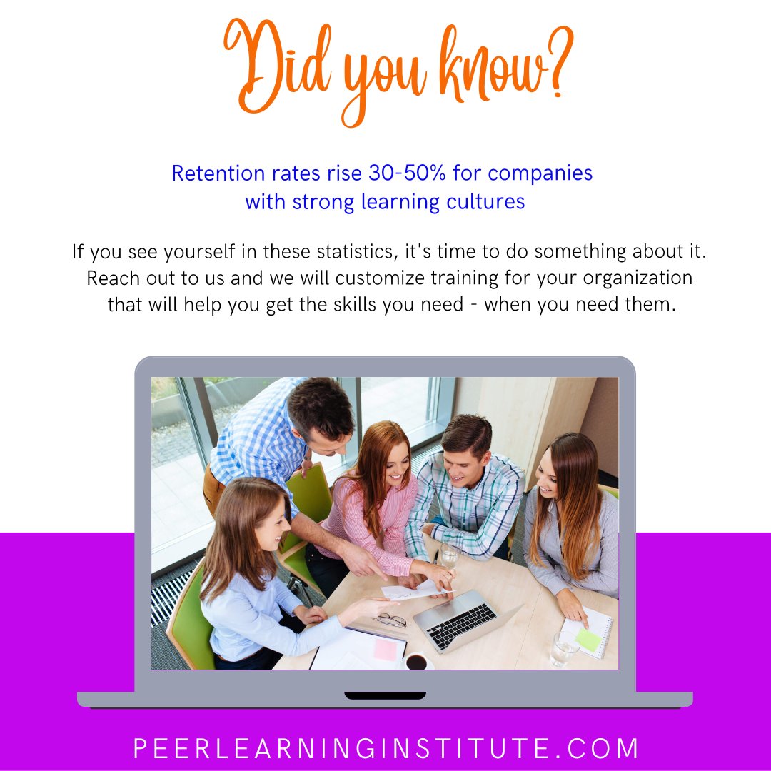 Did you know...Retention rates rise 30-50% for companies...

#LaurelAndAssociates #WorkLifeBalance #DeborahLaurel #Trainer #Leadership #DidYouKnow