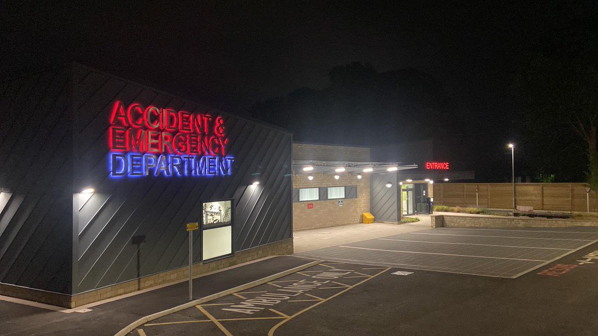Our new A&amp;E at HRI is now open! 🌙

If you or a loved one needs to use this service, please go straight to the new building on South Drive (just off Acre Street).
