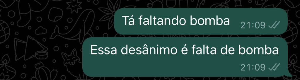 A conversa com o amigo.