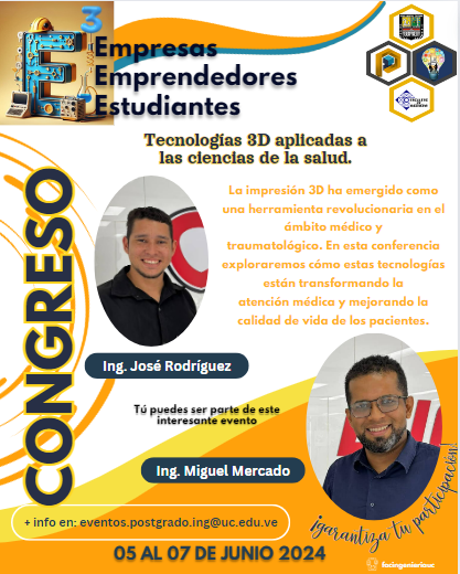 Postgrado_UC's tweet photo. Algunos de nuestros interesantes ponentes que estarán presentes en el E3! https://t.co/8S8hRQJ0W6