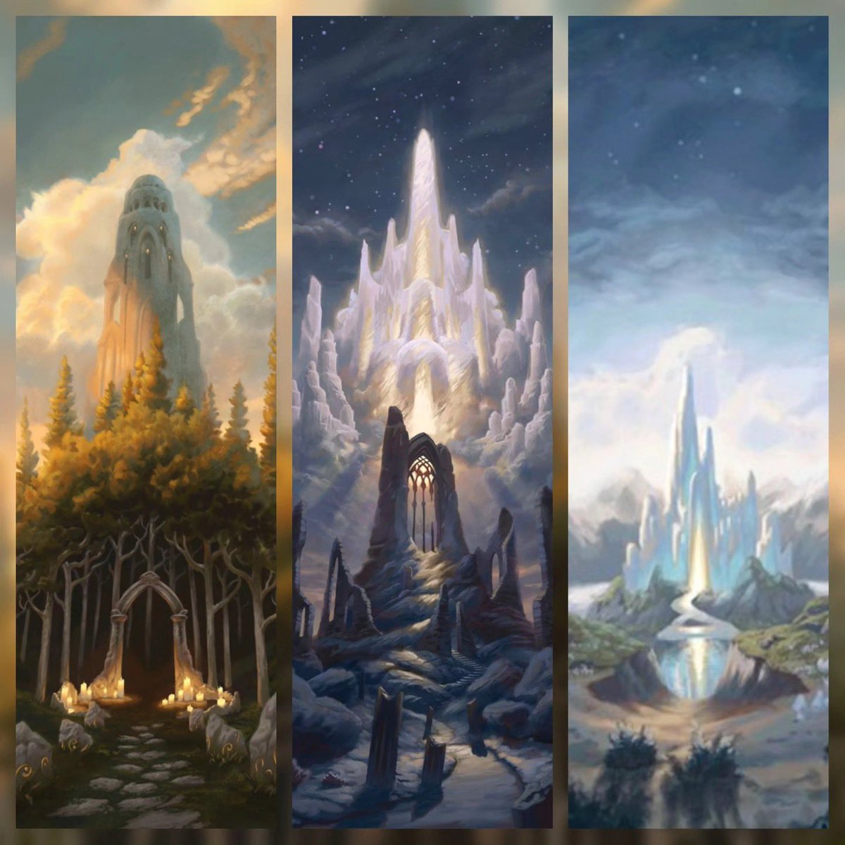 The Fey Door, Memory & Dream, and Unto Dawn--check out these new pieces in my web st0re.

#theelselands #mtg #magicthegathering #dungeonsanddragons #dnd #tarot #tarotcard #tarotcards #tarotdeck #tarotdecks #thetower #dungeonsynth #fantasyart