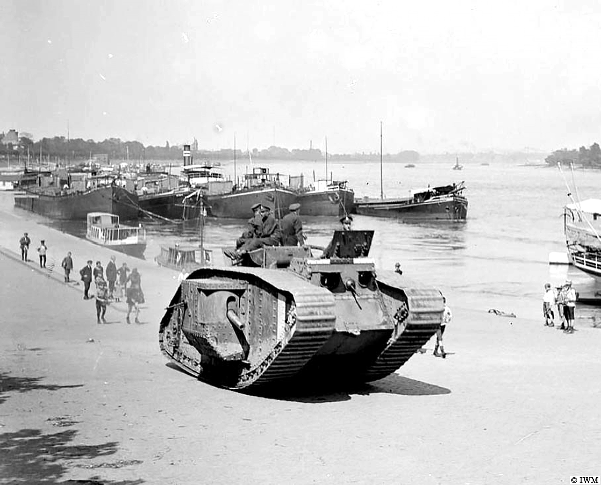 #OTD in 1919. A British tank in Cologne. #HISTORY