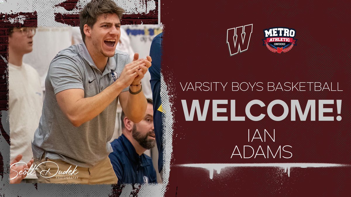 We are excited to announce the hiring of Ian Adams as our next men's varsity basketball head coach for the 2024-25 school year. Full info at woodridgeathletics.com!