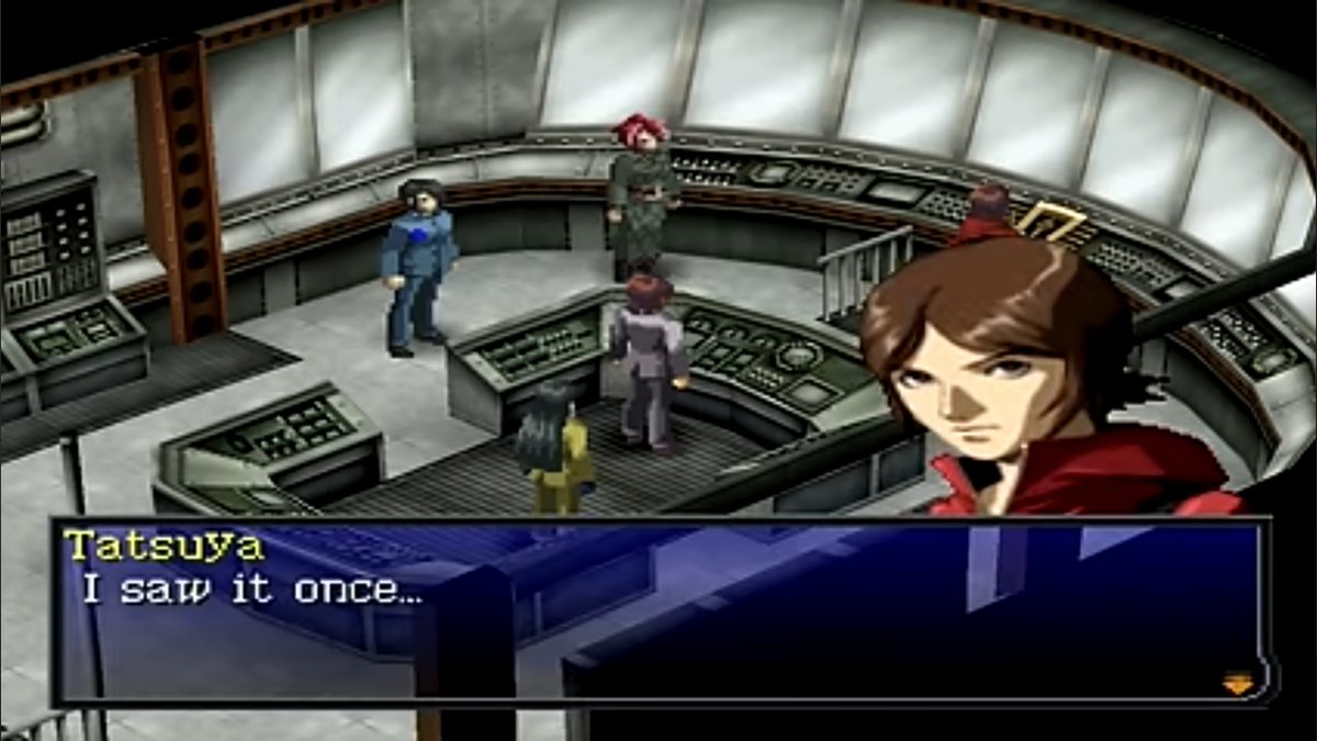 persona protagonist parallels 'i saw it once'