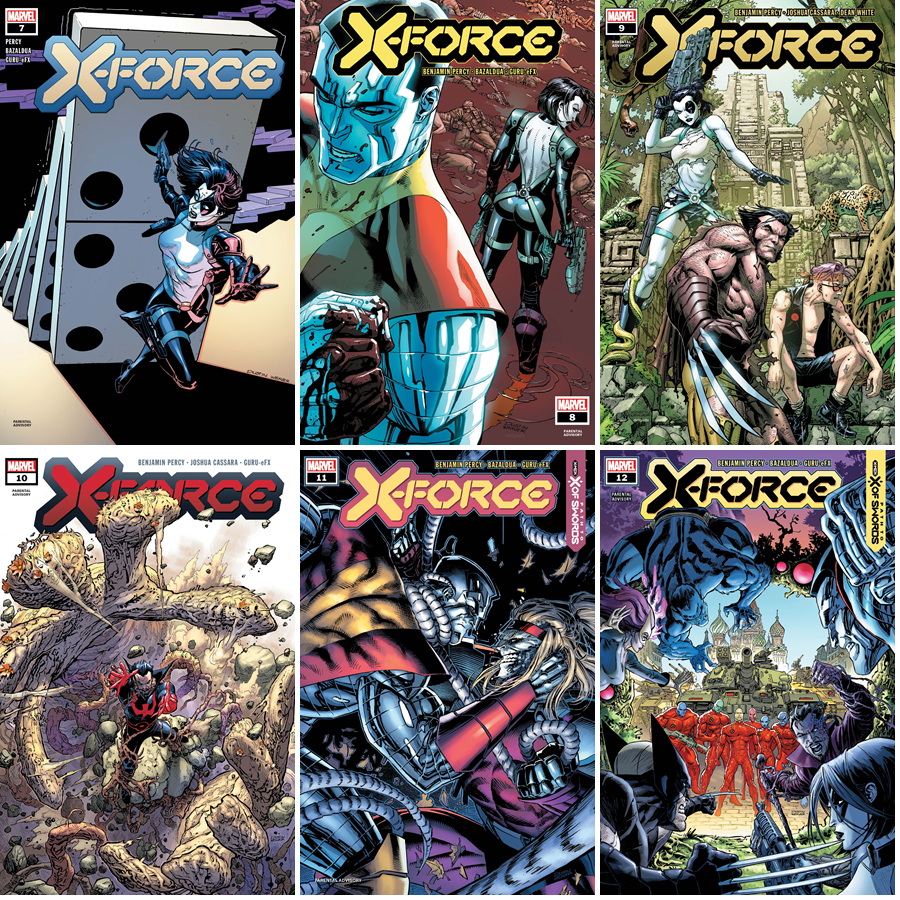 X-Force #7-12 from February-September 2020.