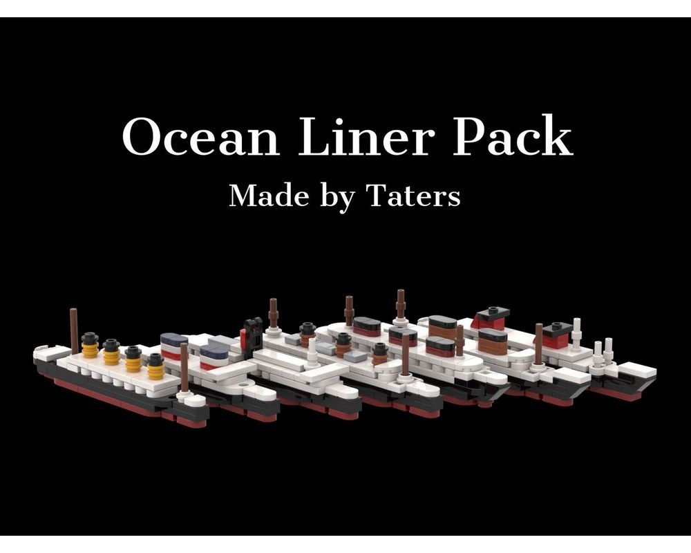 Ocean Liner Pack by @tatersbricks #LEGO reb.li/m/183088