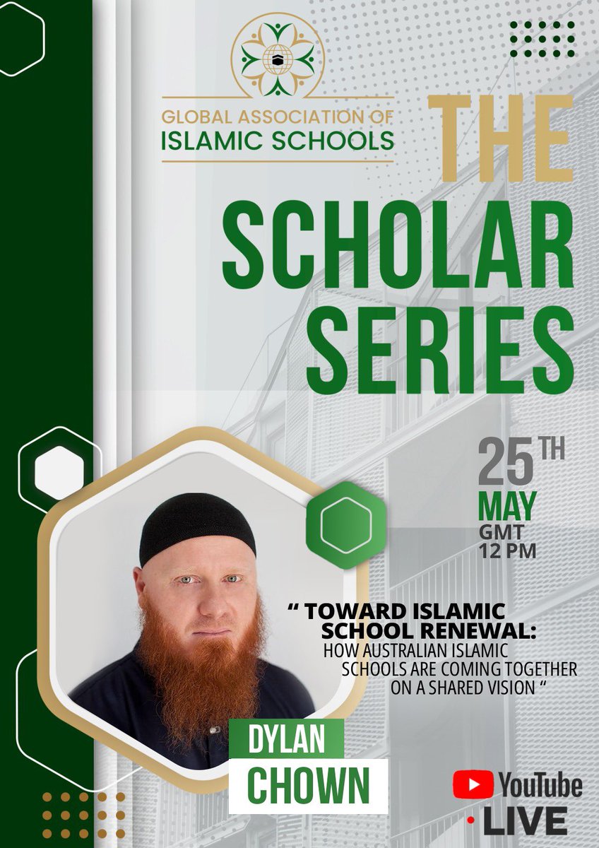 chown_dylan's tweet photo. Looking forward to sharing about watershed collaborative project led by Islamic Schools Association of Australia and the Centre for Centre for Islamic Thought and Education UniSA - release of inaugural stimulus paper 1.0 “A Shared Vision for Islamic Schooling in Australia”. https://t.co/1KriN02U2K