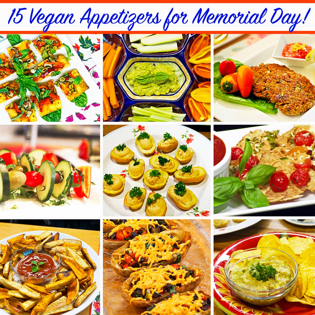 Are you looking for small bites and tasty appetizers for  Memorial Day? These fifteen colorful vegan #recipes will impress and satisfy! jazzyvegetarian.com/10-festive-veg…

#guacamole #hummus #plantbased #plantbasedrecipes #salsa #vegan #veganmemorialdayrecipe #veganrecipes #memorialday #yum