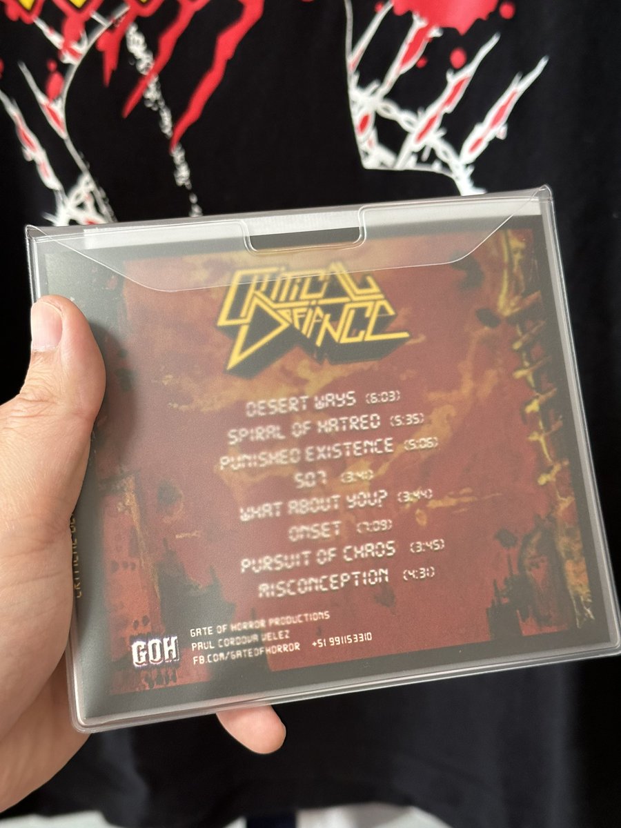 shishineko44225's tweet photo. #今日のヘヴィメタル盤💿 

#CRITICALDEFIANCE🇨🇱
#MISCONCEPTION
#THRASHMETAL https://t.co/6k3sXoTBUj