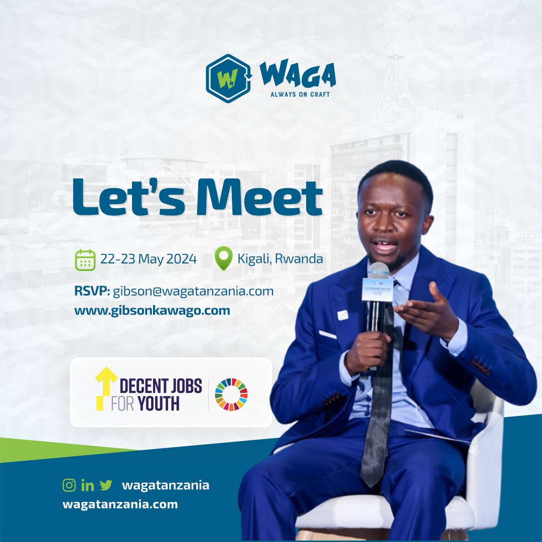 GibsonKawago's tweet photo. “The WAGA Tech Tour returns! Join us in Rwanda 🇷🇼 to elevate African technologies to new heights. Let’s delve into lithium-ion batteries 🔋 and electric mobility 🚙 , shaping the future of innovation together. See you there!” 

#WAGATechTour #Focus2027 #Rwanda #ILO https://t.co/fRrbg2uS9V