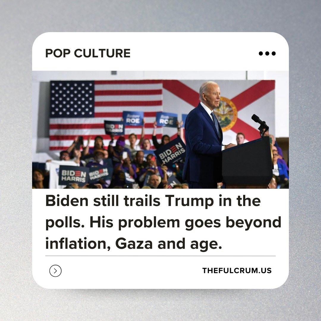 Biden seems exhausted, and people are exhausted with him. Read more: loom.ly/Yf5oOOU #thefulcrum #citizenconnect #election2024 #biden