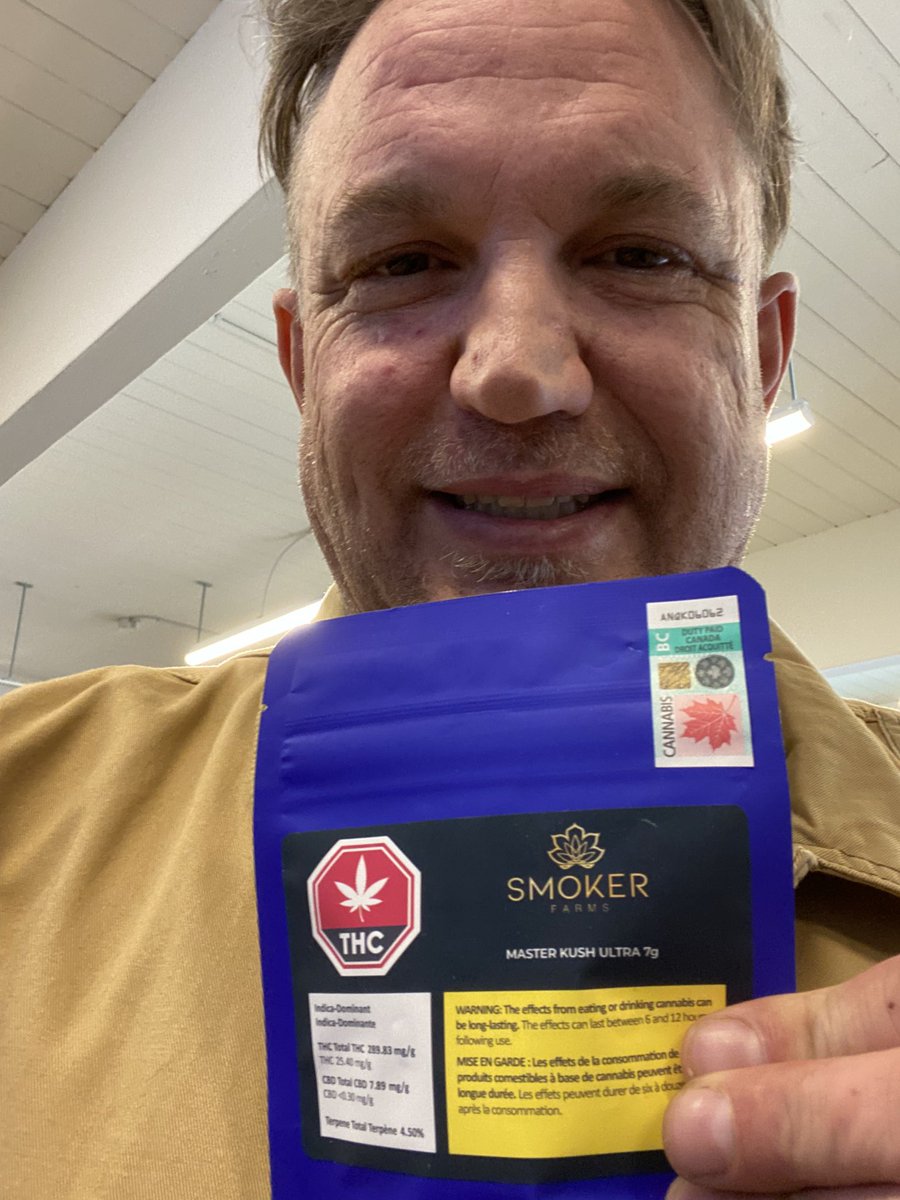Hey there, this is my buddy Ryan. He’s so happy because he just realized that he can now find our Master Kush Ultra in a new format, 7 grams. 🔥🔥🔥
