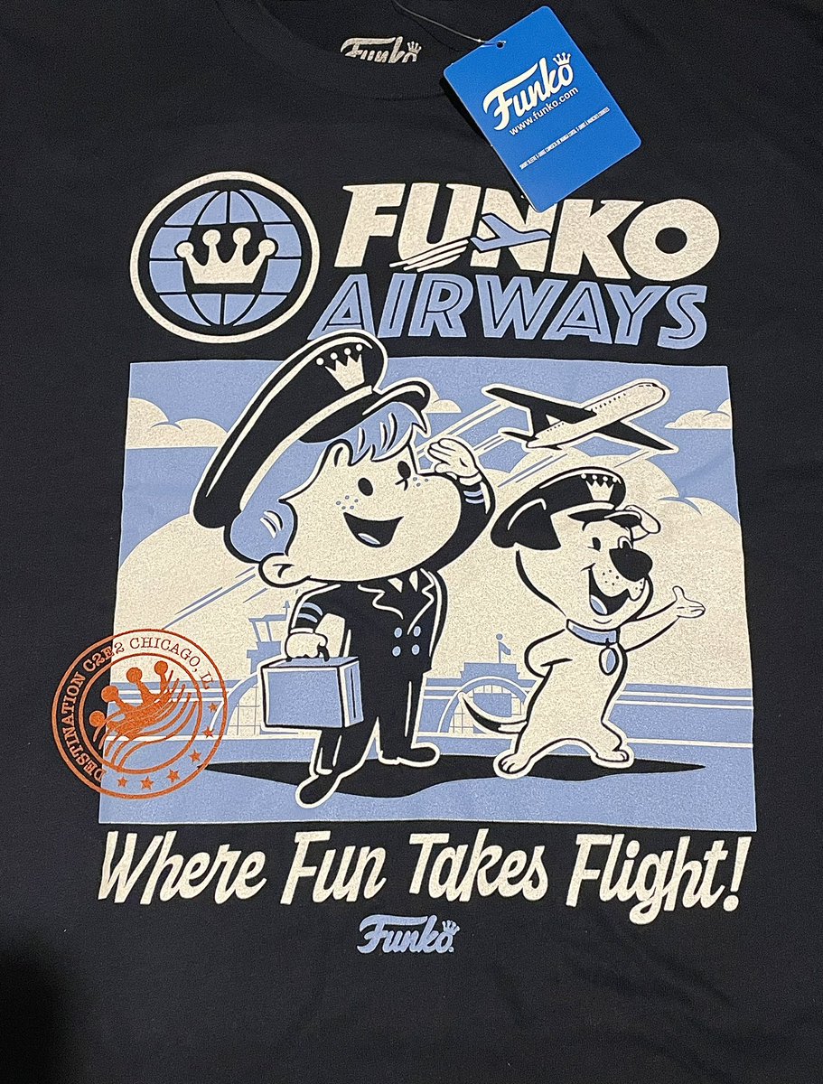 ‼️3k Follower Giveaway‼️ ❗️I will be giving away this Large Funko Airways Shirt from c2e2 once I pass the 3k mark❗️ ❗️❗️To enter must be following me, repost this post & tag someone❕❕ 🙏🏼Thank you everyone in the #FunkoFam for all your love and support this past year, you’re