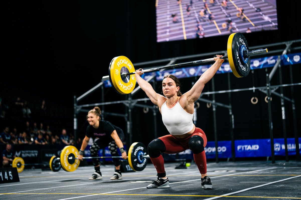 Workout of the Day Wednesday 240522 10 rounds for time of: 4 deadlifts 3 hang power snatches 2 overhead squats ♀ 105 lb ♂ 155 lb 📍 Europe Semifinal by @FrenchThrowdown