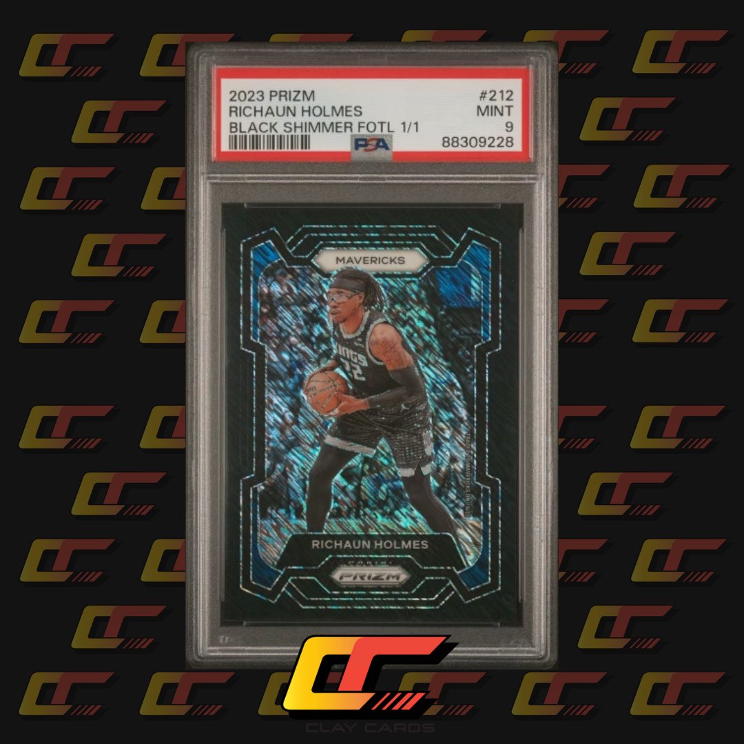 1/1 PC alert 🚨‼️ Was able to pick this @richaun_holmes22 up from eBay recently. First 1/1 for the 2023 Prizm rainbow down ✅