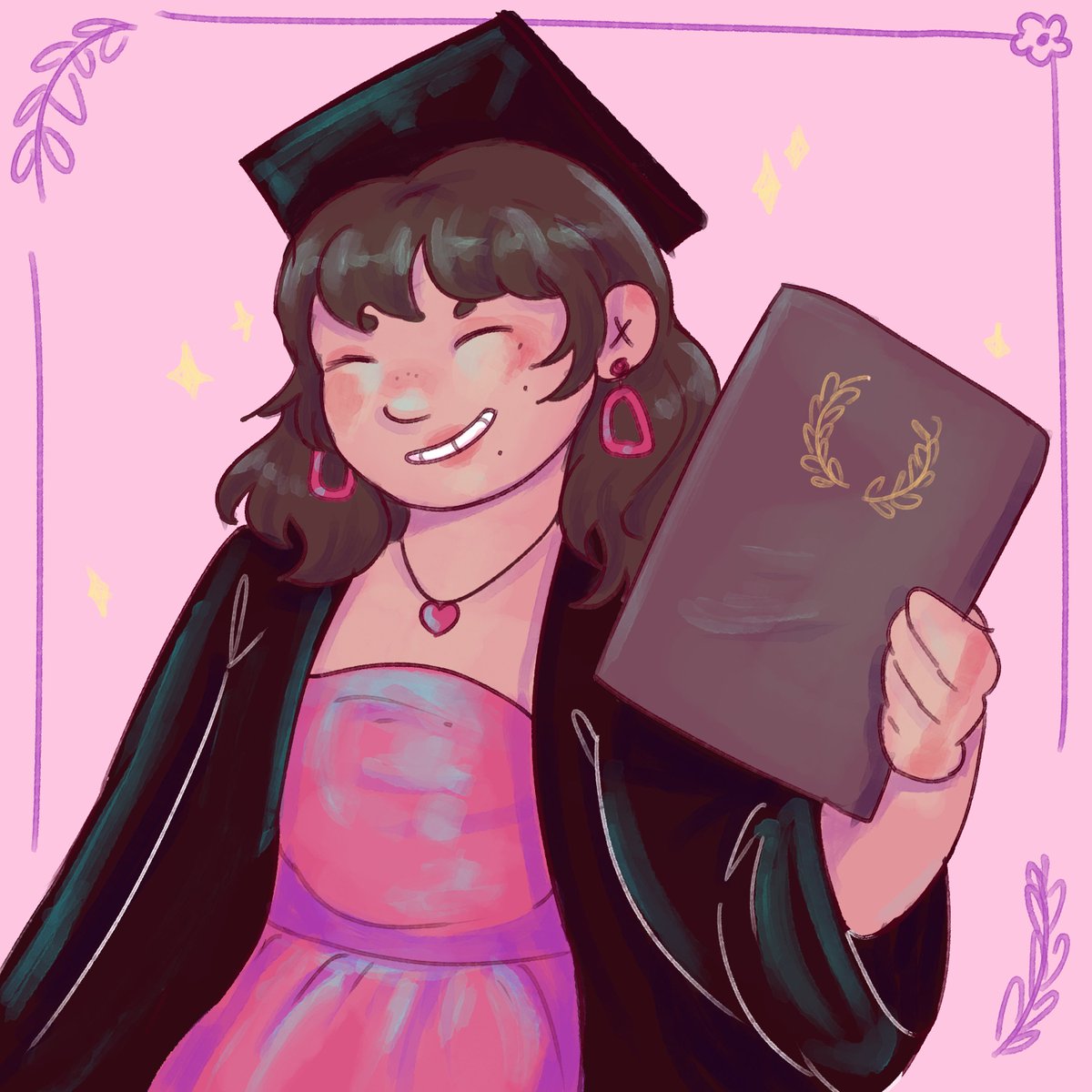 lazalien's tweet image. oh yeah baby. no longer an academic weapon just unemployed &amp;lt;3 #2024graduate