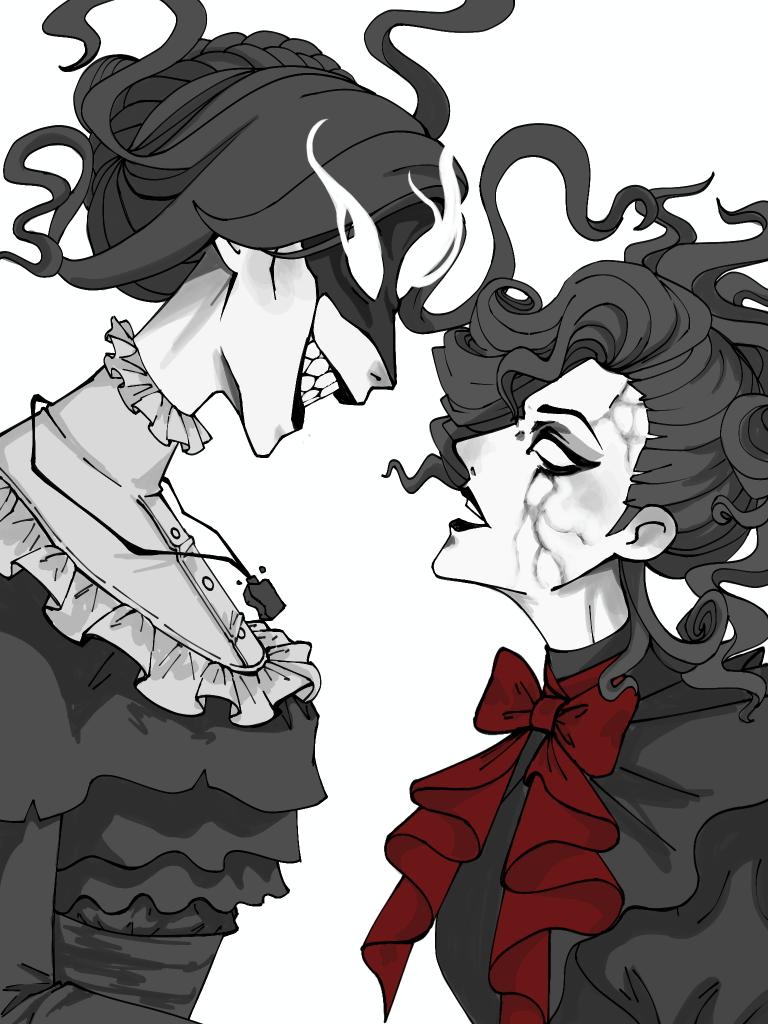 Laranja_ily's tweet photo. I'm really starting to like them both together 👁️🎶

#第五人格 #IdentityV #identityVイラスト https://t.co/YjazcKNrek