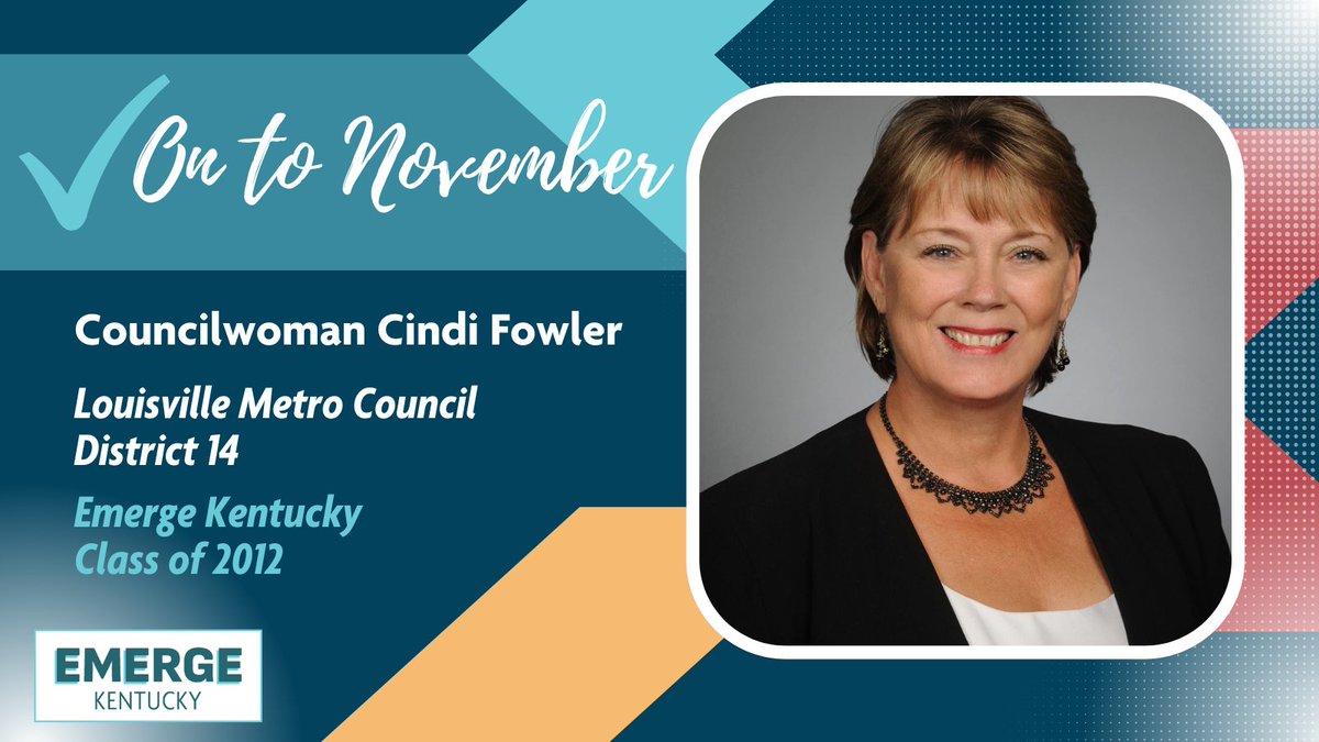 Congrats to incumbent Councilwoman Cindi Fowler on her win this evening! Proud of this 2012 alum🎉