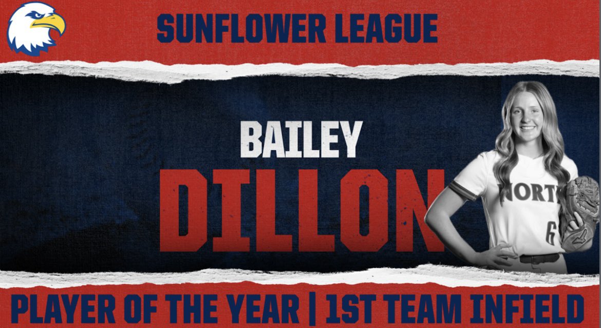 Sunflower League Player or the year and first team infield 🌻
