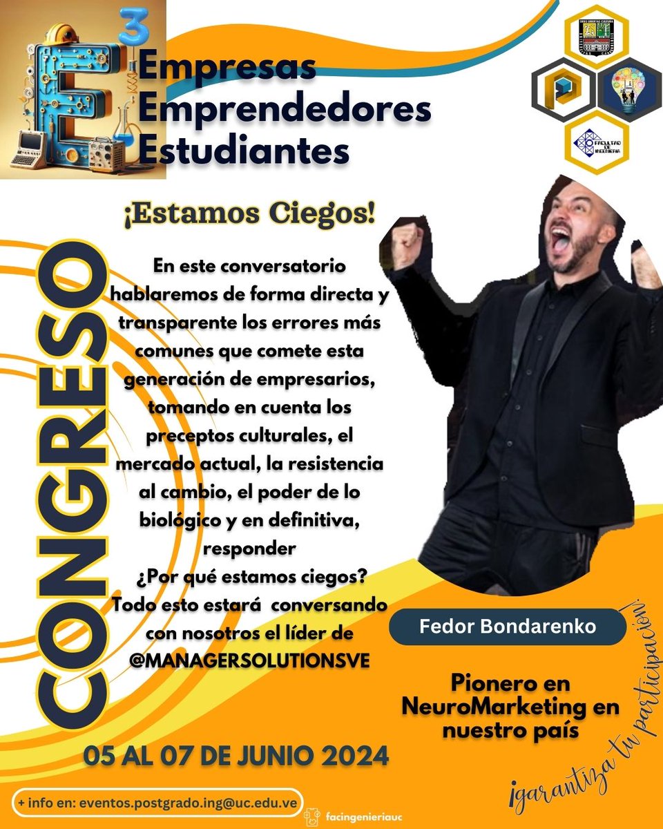 Postgrado_UC's tweet photo. ¡Algunos de nuestros ponentes en el E3! https://t.co/dIyaTUEkAP