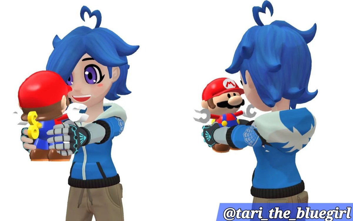 TariTheBlueGirl's tweet photo. Tari Playing Mini Mario
#smg4 #smg4fanart #smg4tari
#sfm #gmod #theplaying #themini
#themario #thecute #thehugs And #tarithebluegirl https://t.co/or9K2x4Vcj