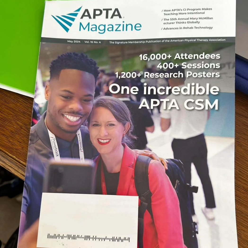 Xzavier Latchison (@xlatchison98) on Twitter photo Fresh off the plane and better yet, FRESH OFF THE PRESS! It's an honor and a privilege to be featured alongside <a href="/Jenny_PTDPTCCS/">Jenny PT, DPT, Ed.D., CCS 🫀🫁</a> on the front page of the May edition of the @APTAtweets magazine! Fresh off the plane and better yet, FRESH OFF THE PRESS! It's an honor and a privilege to be featured alongside <a href="/Jenny_PTDPTCCS/">Jenny PT, DPT, Ed.D., CCS 🫀🫁</a> on the front page of the May edition of the @APTAtweets magazine!