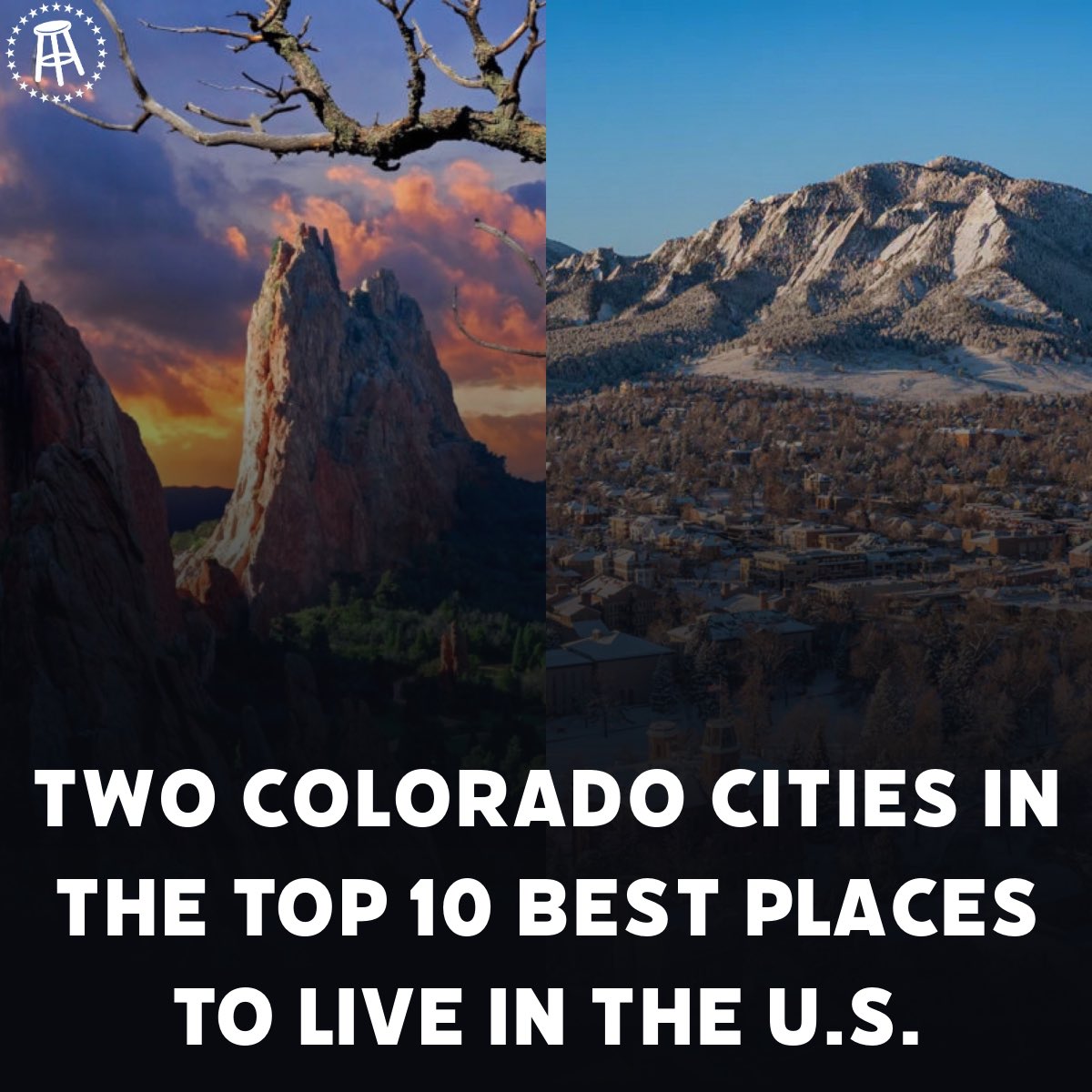 Best places to live in the U.S, per @usnews 

#3 - Colorado Springs, CO
#10 - Boulder, CO