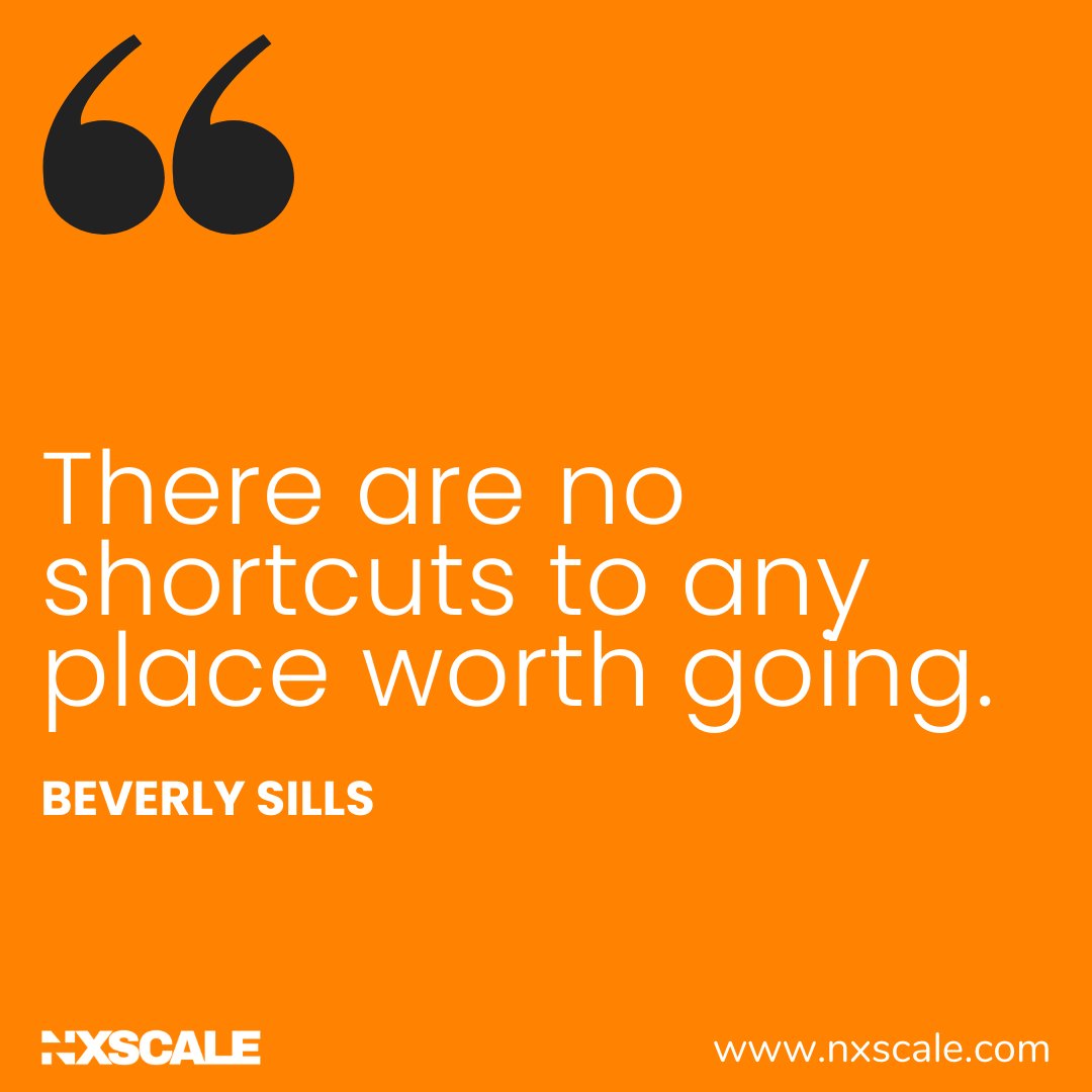 It's a common saying that there aren't any shortcuts to destinations that are truly worth reaching. The obstacles you confront, the skills you refine, the network you establish—these elements form your unique path. 

#StartFastScaleSmart #MotivationalMonday #CareerSuccess